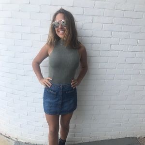 Free People Turtleneck Tank!!! Size xs s